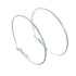 Authentic Sterling Silver Navajo Post Hoop Earrings SN20274